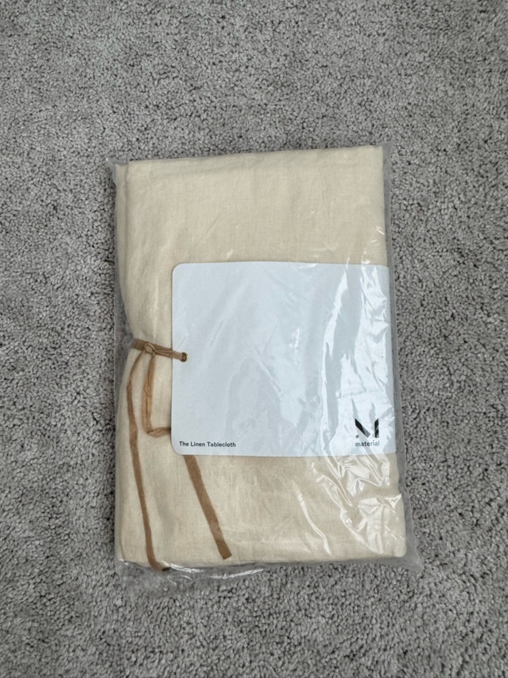 NWT Material Kitchen Linen Tablecloth - Sable